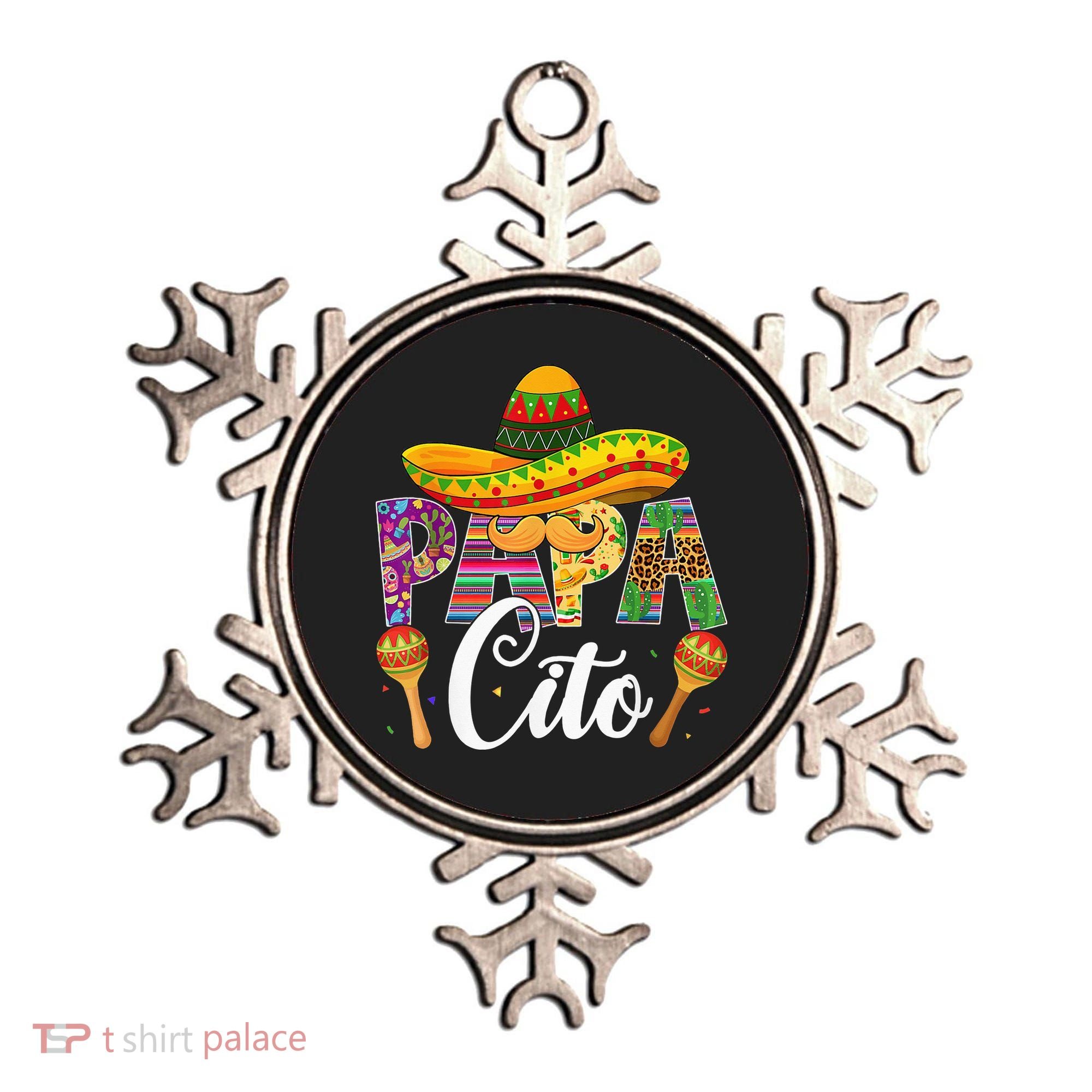 Funny Cinco De Mayo Papacito Festival Leopard Lover Classic Ornament