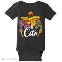 Funny Cinco De Mayo Papacito Festival Leopard Lover Classic Baby Bodysuit thumb 0