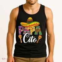 Funny Cinco De Mayo Papacito Festival Leopard Lover Classic Tank Top thumb 3