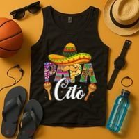 Funny Cinco De Mayo Papacito Festival Leopard Lover Classic Tank Top thumb 4