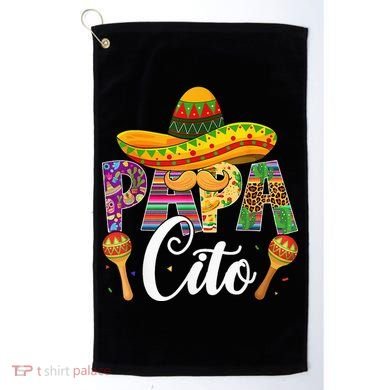 Funny Cinco De Mayo Papacito Festival Leopard Lover Classic Golf Towel