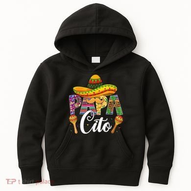 Funny Cinco De Mayo Papacito Festival Leopard Lover Classic Kids Hoodie