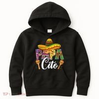 Funny Cinco De Mayo Papacito Festival Leopard Lover Classic Kids Hoodie thumb 0