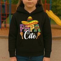 Funny Cinco De Mayo Papacito Festival Leopard Lover Classic Kids Hoodie thumb 3