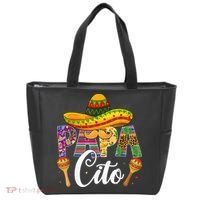 Funny Cinco De Mayo Papacito Festival Leopard Lover Classic Tote Bag thumb 0
