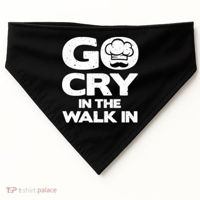 Funny Chef Design For Men Women Kitchen Chef Culinary Cook USA-Made Doggie Bandana