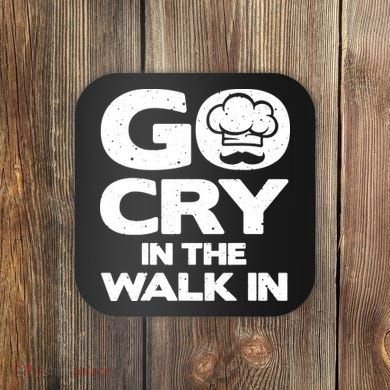 Funny Chef Design For Men Women Kitchen Chef Culinary Cook Coaster