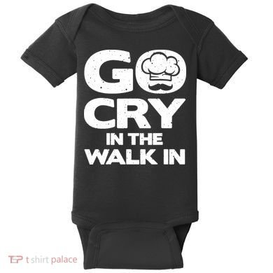 Funny Chef Design For Men Women Kitchen Chef Culinary Cook Baby Bodysuit