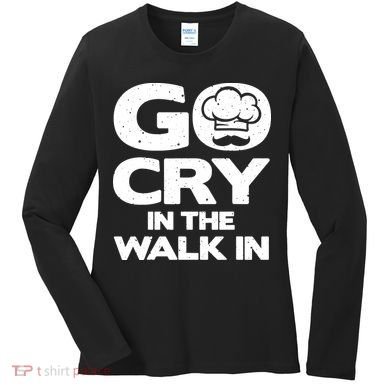 Funny Chef Design For Men Women Kitchen Chef Culinary Cook Women's Long Sleeve Shirt