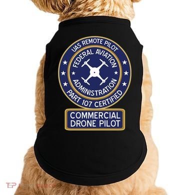 Faa Commercial Drone Pilot Gift Doggie Tank