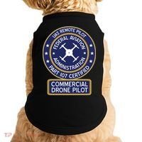 Faa Commercial Drone Pilot Gift Doggie Tank thumb 0