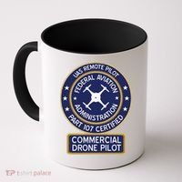 Faa Commercial Drone Pilot Gift Coffee Mug thumb 0