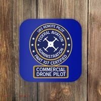 Faa Commercial Drone Pilot Gift Coaster thumb 0