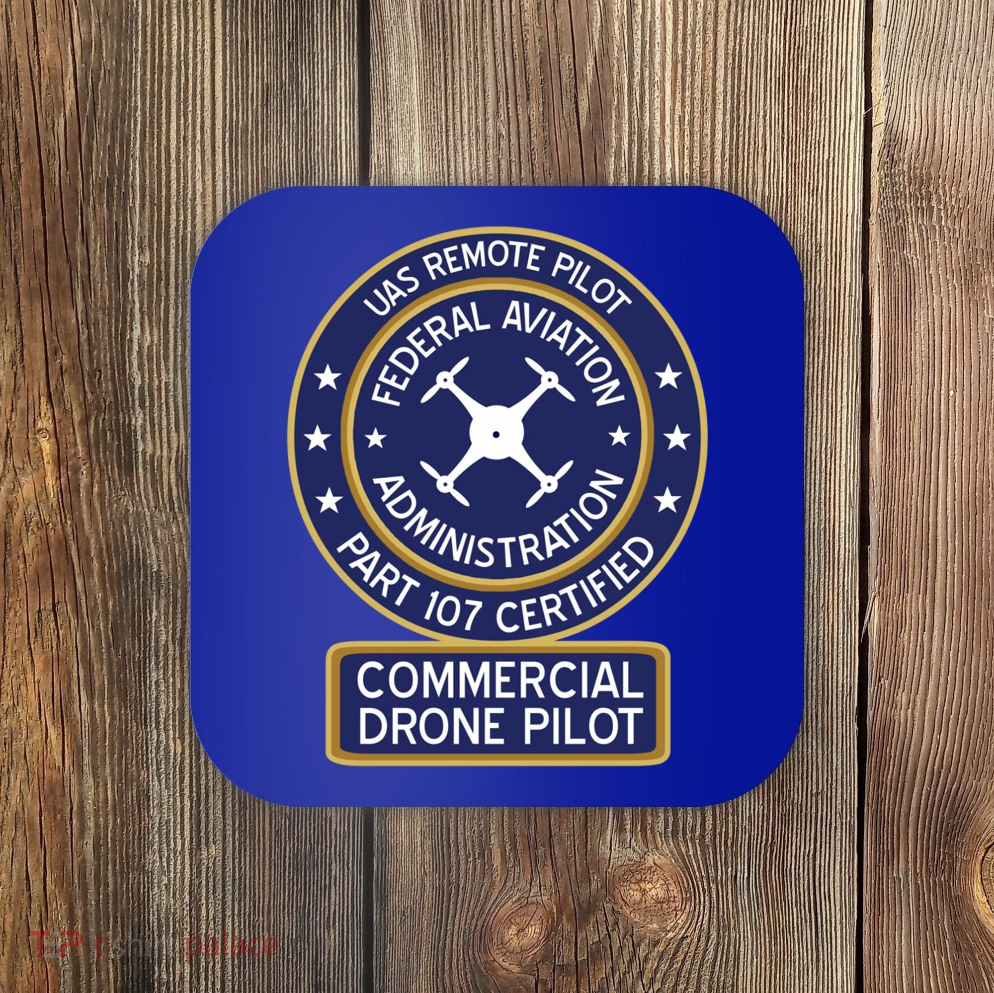 Faa Commercial Drone Pilot Gift Coaster