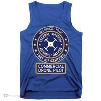 Faa Commercial Drone Pilot Gift Tank Top thumb 0