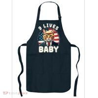 Funny Cat Donald Trump 9 Lives Baby Apron thumb 0