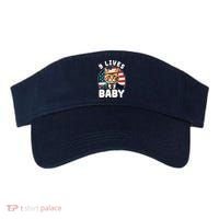 Funny Cat Donald Trump 9 Lives Baby Visor thumb 0