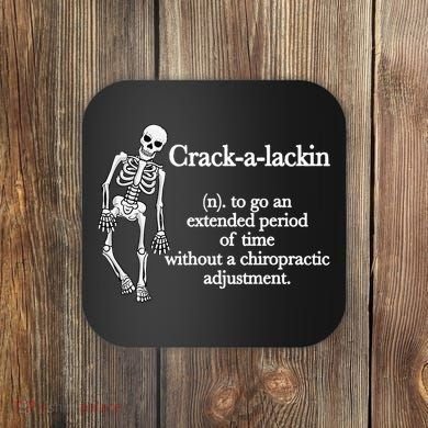 Funny Chiropractor Definition Chiropractic Coaster
