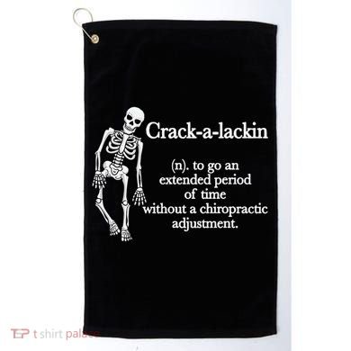 Funny Chiropractor Definition Chiropractic Golf Towel