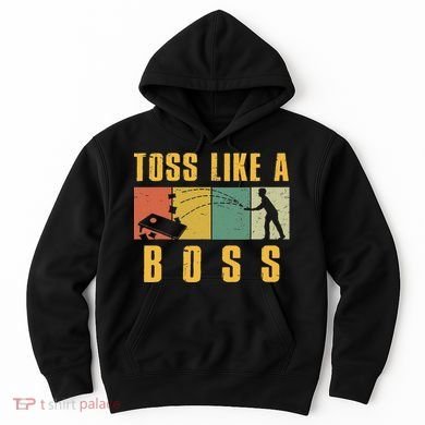 Funny Cornhole Design Cornhole Bean Bag Toss Hoodie