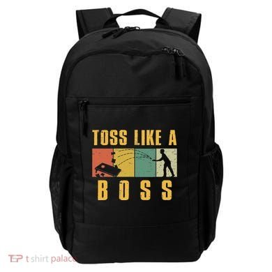 Funny Cornhole Design Cornhole Bean Bag Toss Backpack