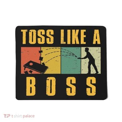 Funny Cornhole Design Cornhole Bean Bag Toss Mousepad