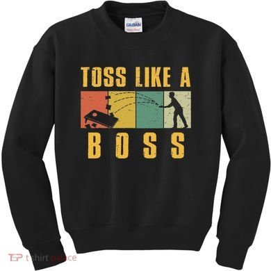 Funny Cornhole Design Cornhole Bean Bag Toss Kids Sweatshirt