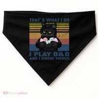 Funny Cat Dungeon Meowster USA-Made Doggie Bandana thumb 0