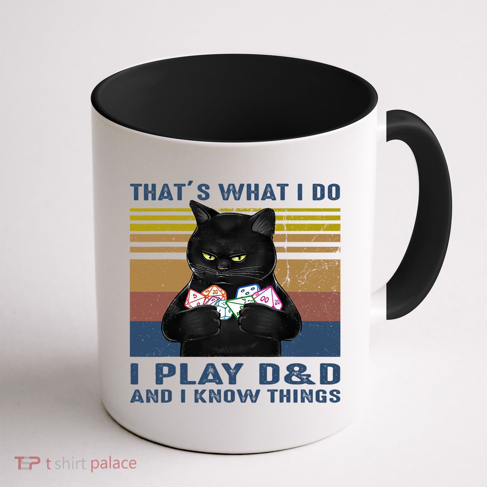 Funny Cat Dungeon Meowster Coffee Mug