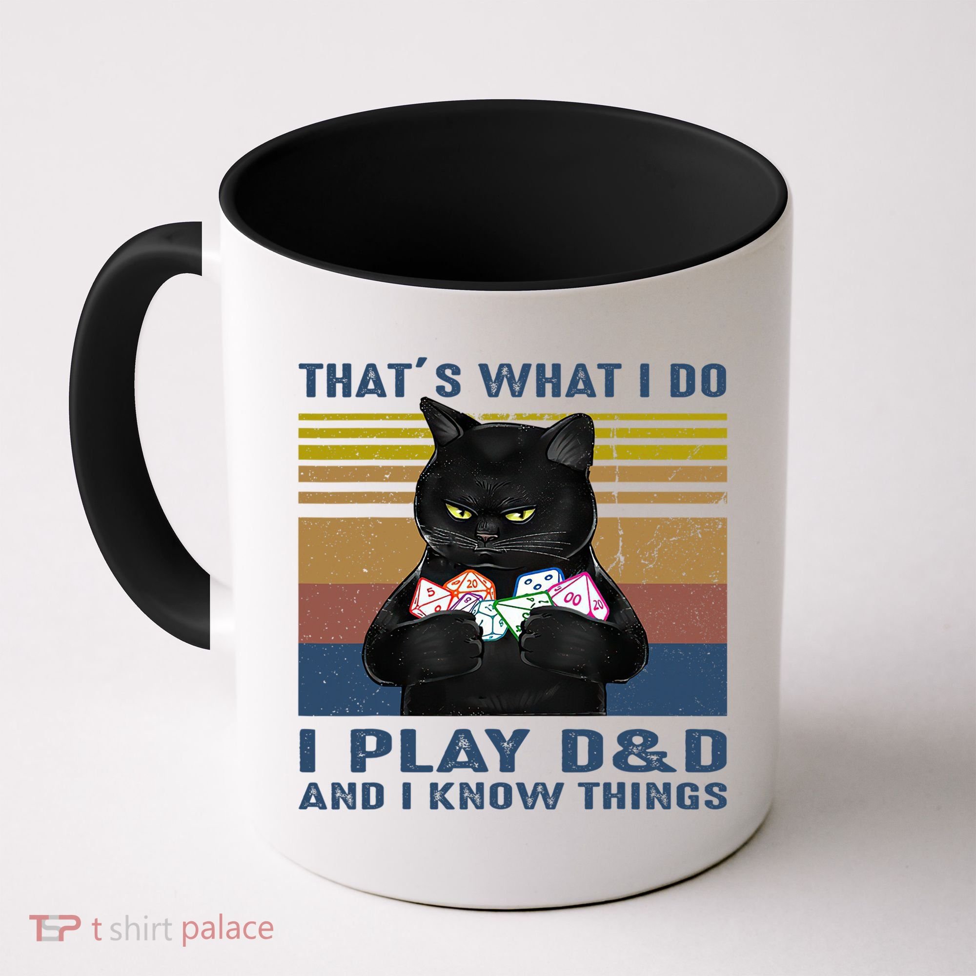 Funny Cat Dungeon Meowster Coffee Mug