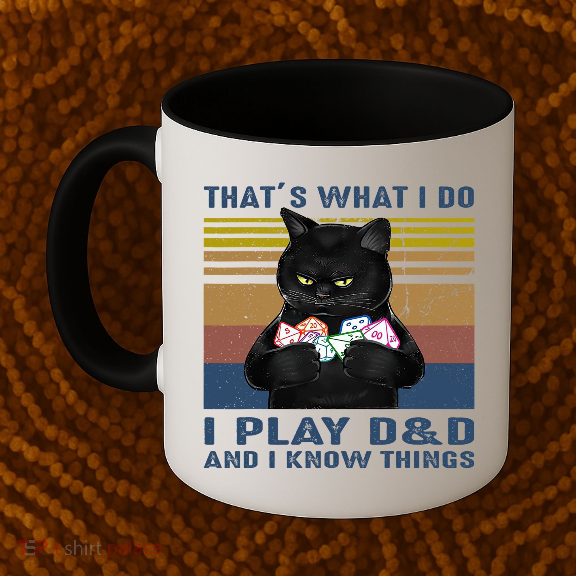 Funny Cat Dungeon Meowster Coffee Mug