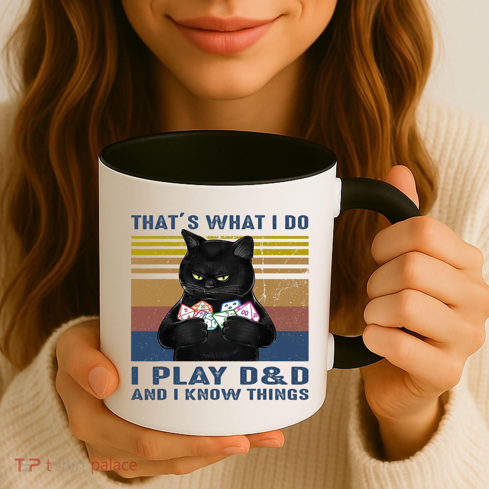 Funny Cat Dungeon Meowster Coffee Mug
