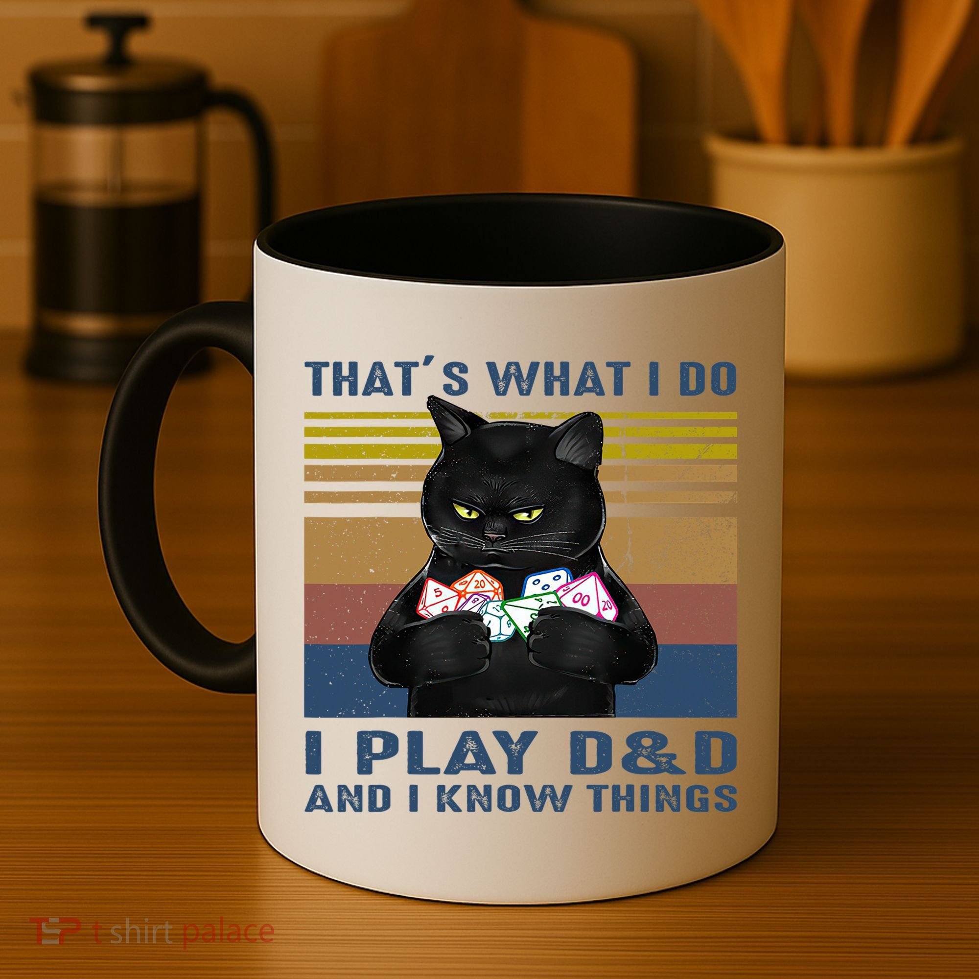 Funny Cat Dungeon Meowster Coffee Mug