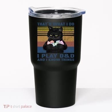 Funny Cat Dungeon Meowster Tumbler