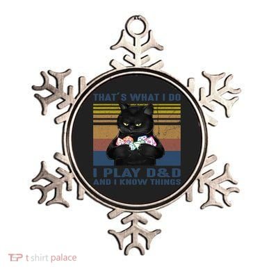 Funny Cat Dungeon Meowster Ornament