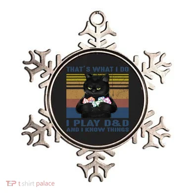 Funny Cat Dungeon Meowster Ornament