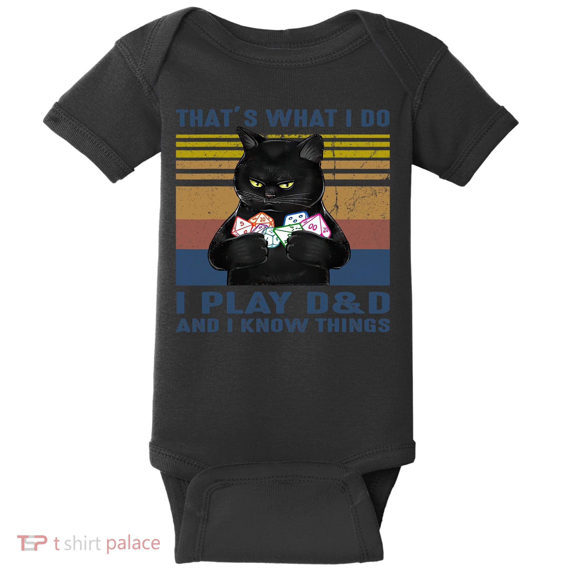 Funny Cat Dungeon Meowster Baby Bodysuit