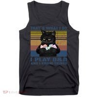 Funny Cat Dungeon Meowster Tank Top thumb 0