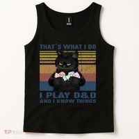 Funny Cat Dungeon Meowster Tank Top thumb 2