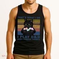 Funny Cat Dungeon Meowster Tank Top thumb 3