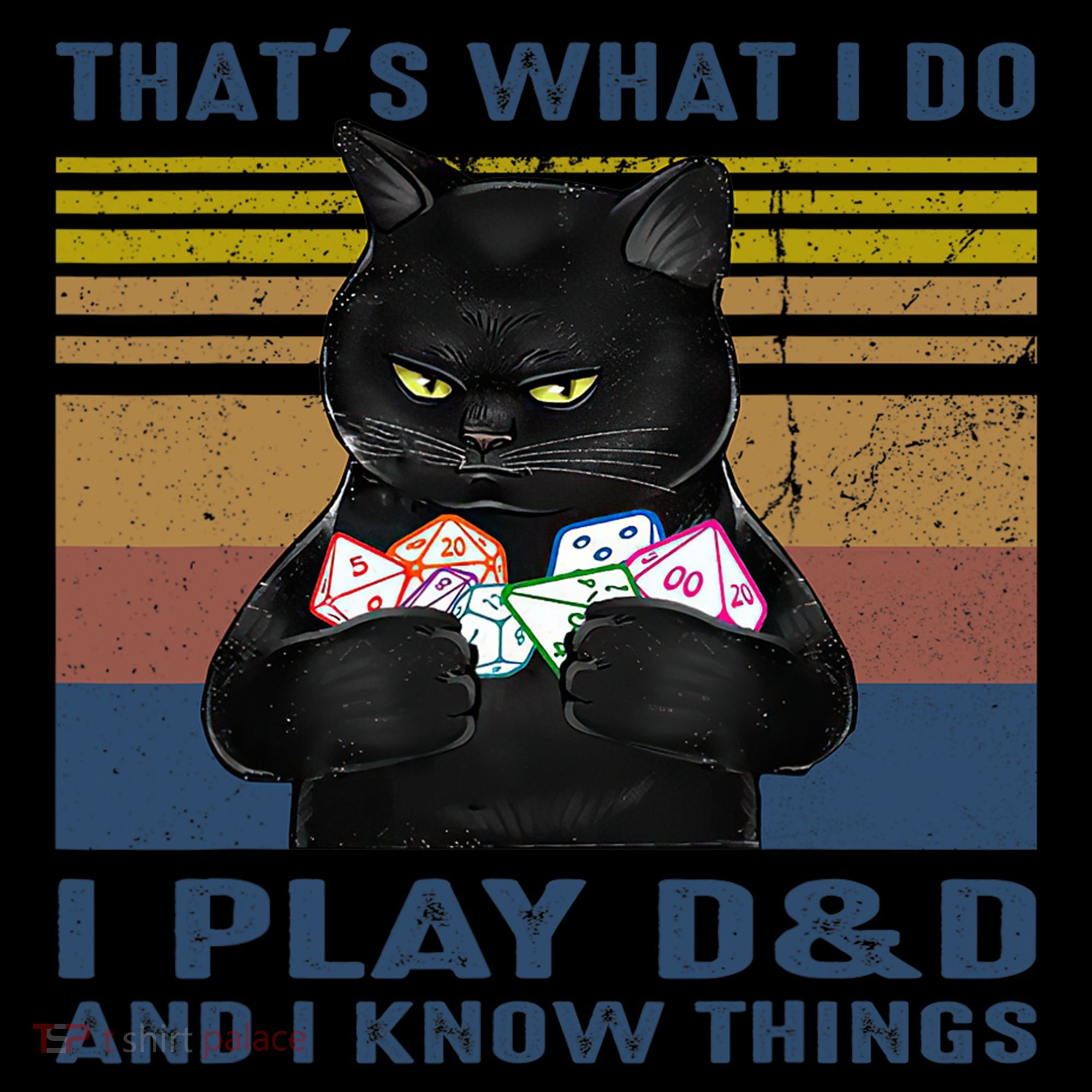 Funny Cat Dungeon Meowster Tank Top