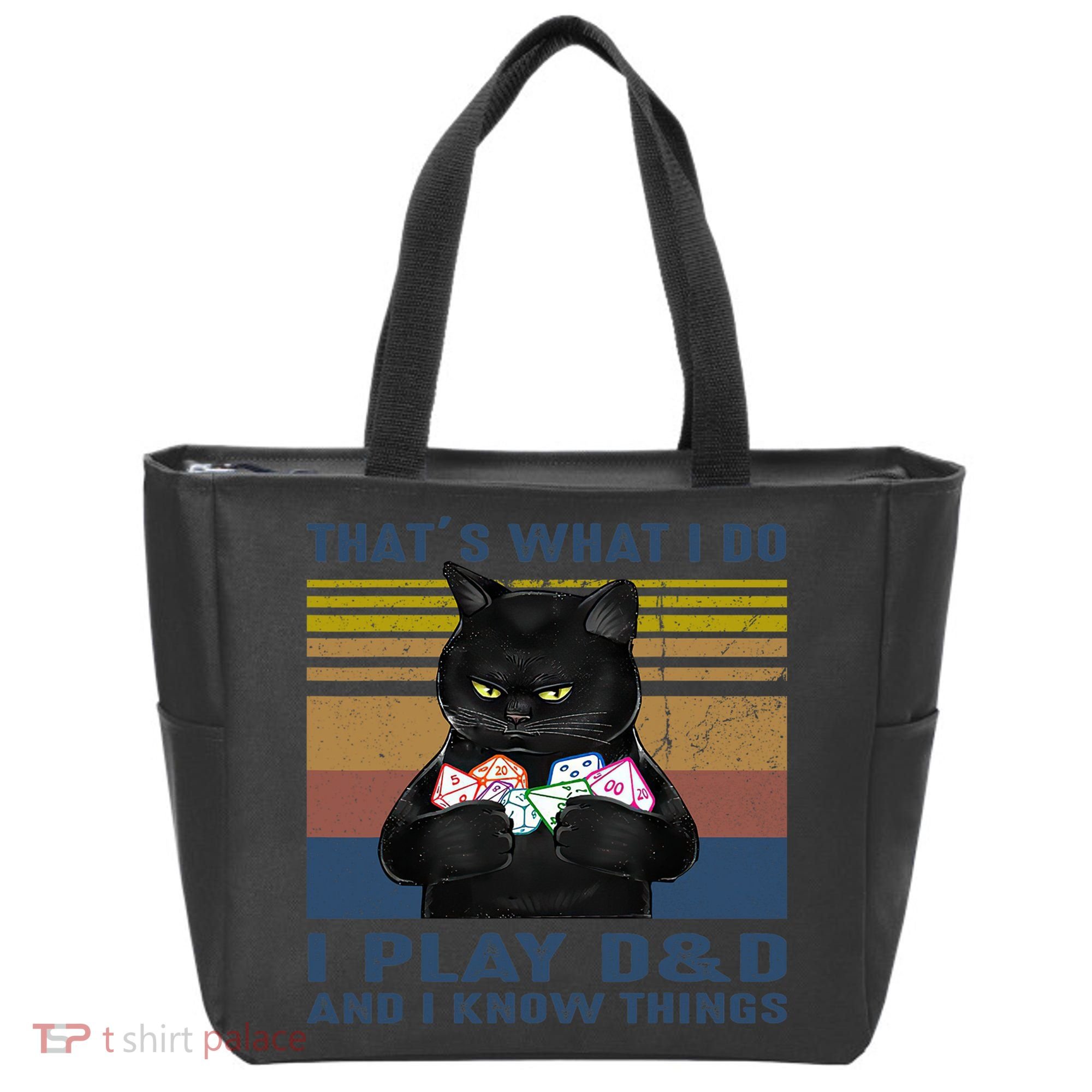 Funny Cat Dungeon Meowster Tote Bag