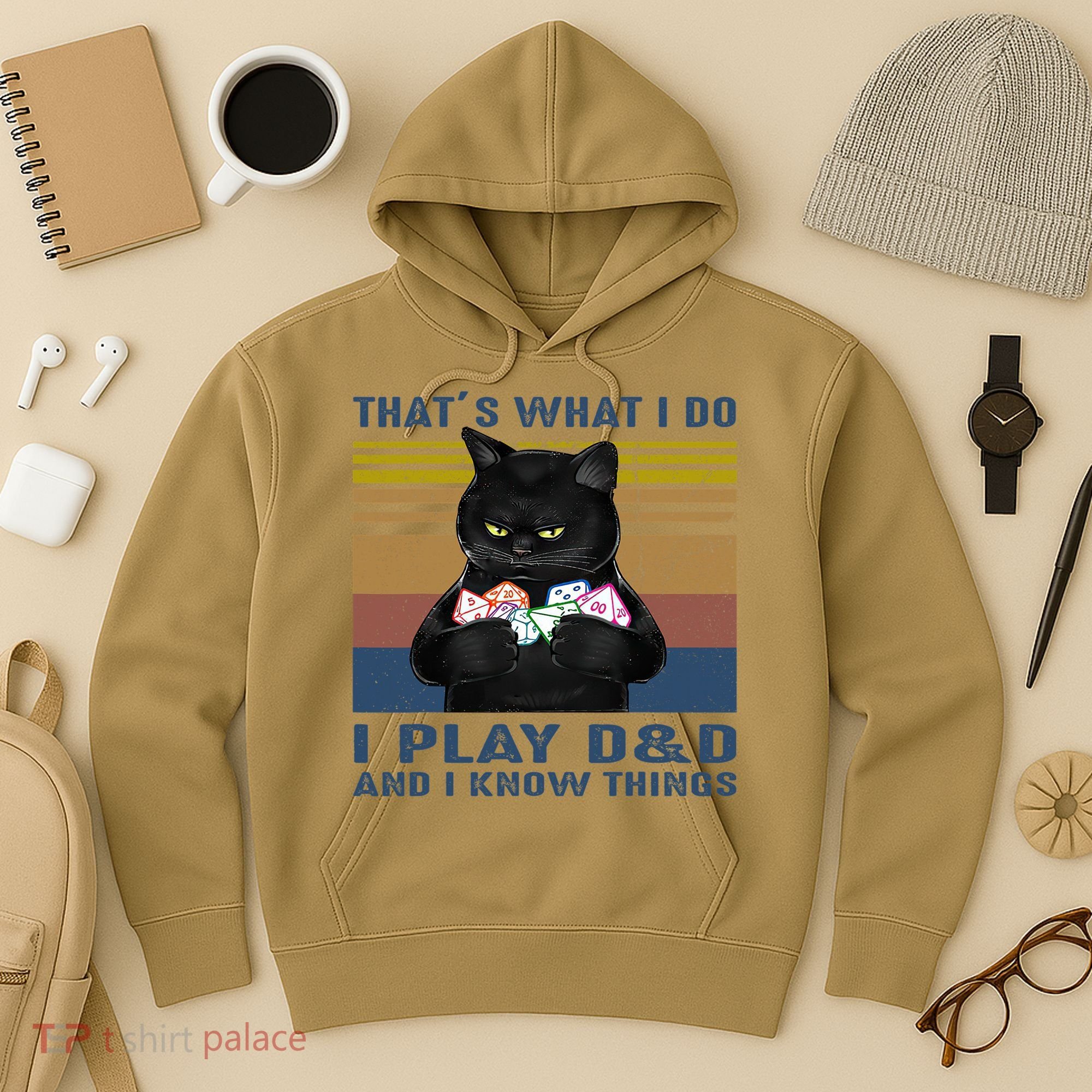 Funny Cat Dungeon Meowster Hoodie