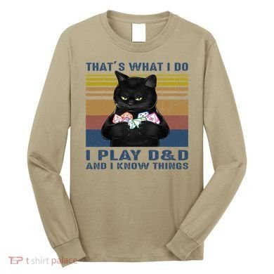 Funny Cat Dungeon Meowster Long Sleeve Shirt