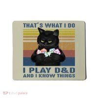 Funny Cat Dungeon Meowster Mousepad thumb 0