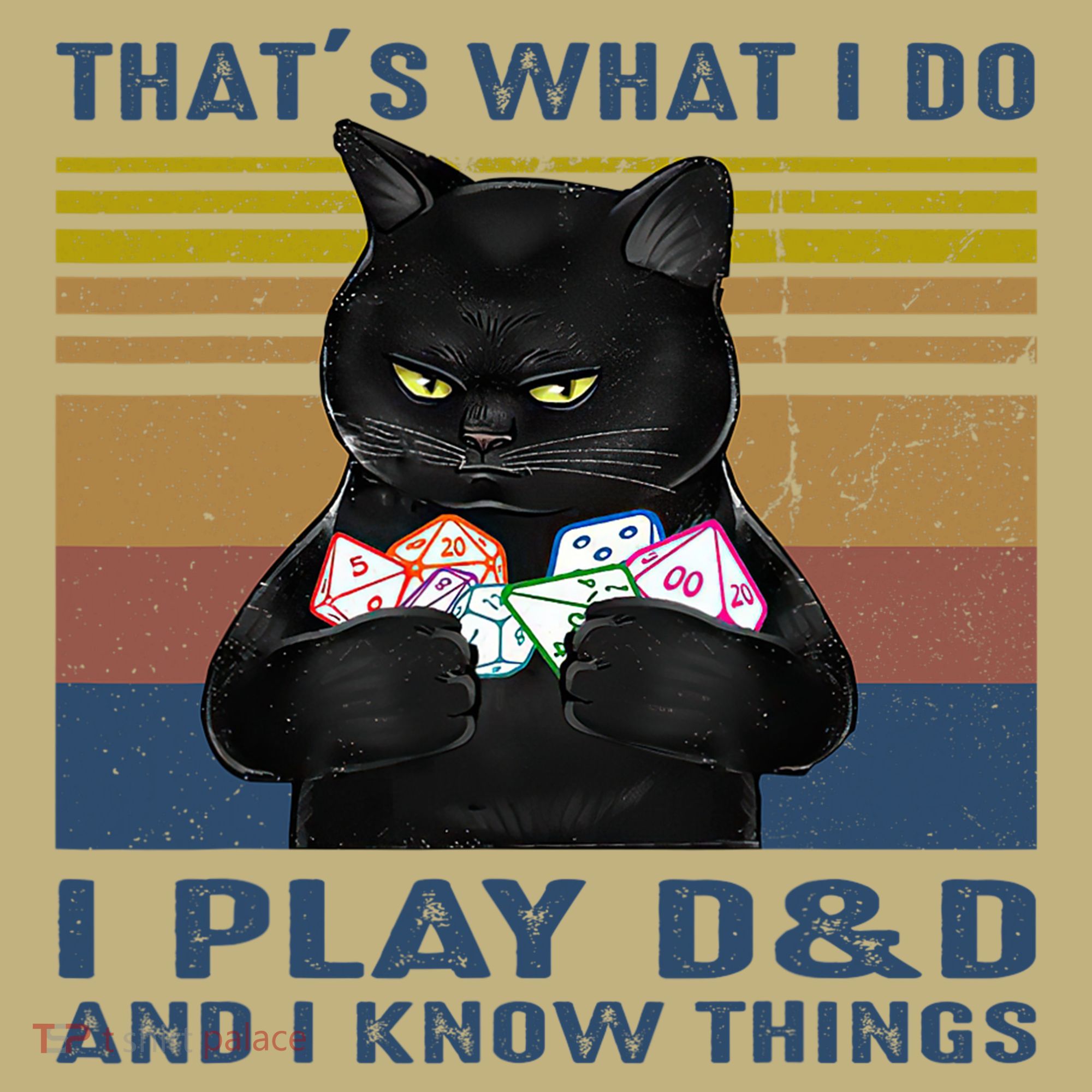 Funny Cat Dungeon Meowster Mousepad