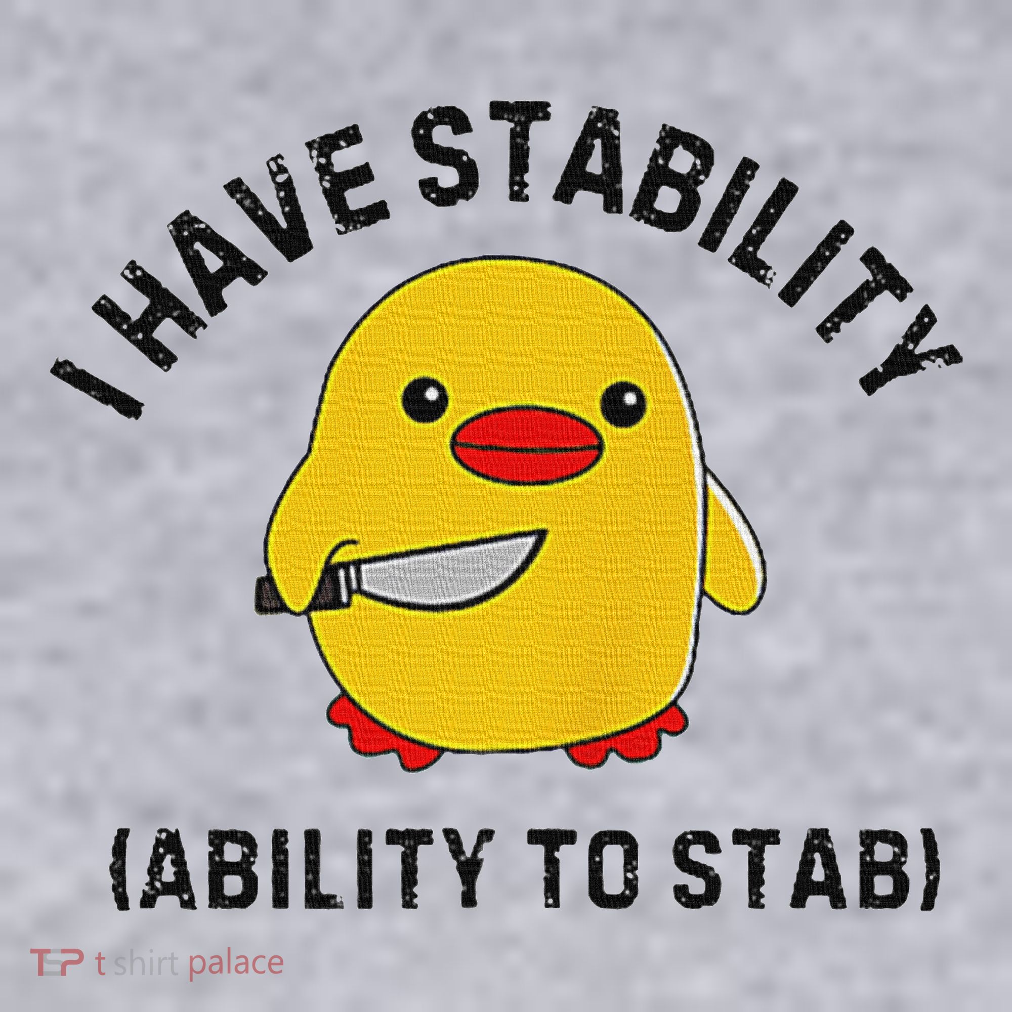 Funny Cute Duck Funny I Have Stability Ability To Stab Women's Sweatshirt