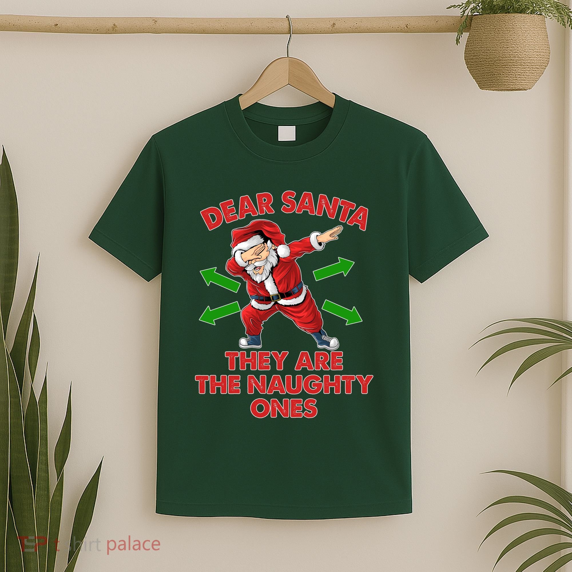 Funny Christmas Dear Santa They Are The Naughty Ones T-Shirt