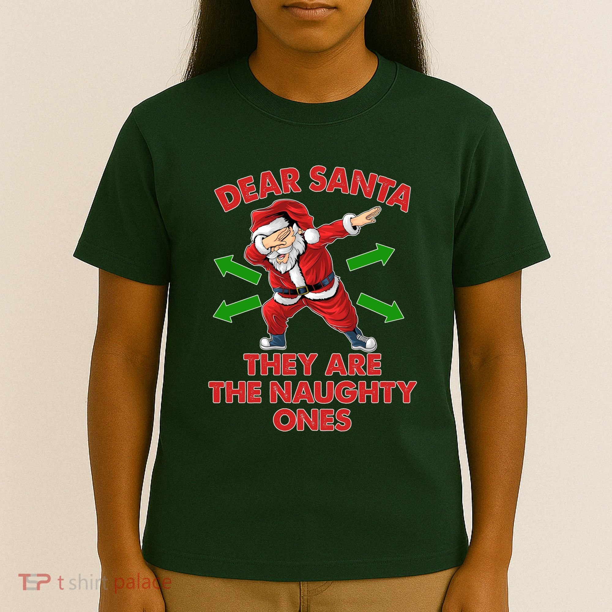Funny Christmas Dear Santa They Are The Naughty Ones T-Shirt