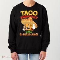 Funny Cinco De Mayo Taco Emergency Call 9 Juan Juan Women's Sweatshirt thumb 0